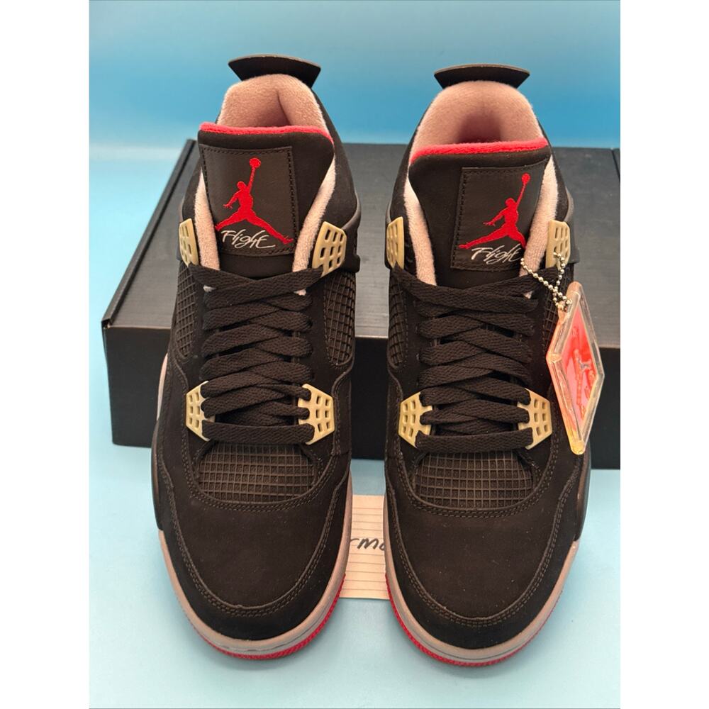 Air Jordan 4 2012 Retro Bred m8.5 w10 - Picture 6 of 15